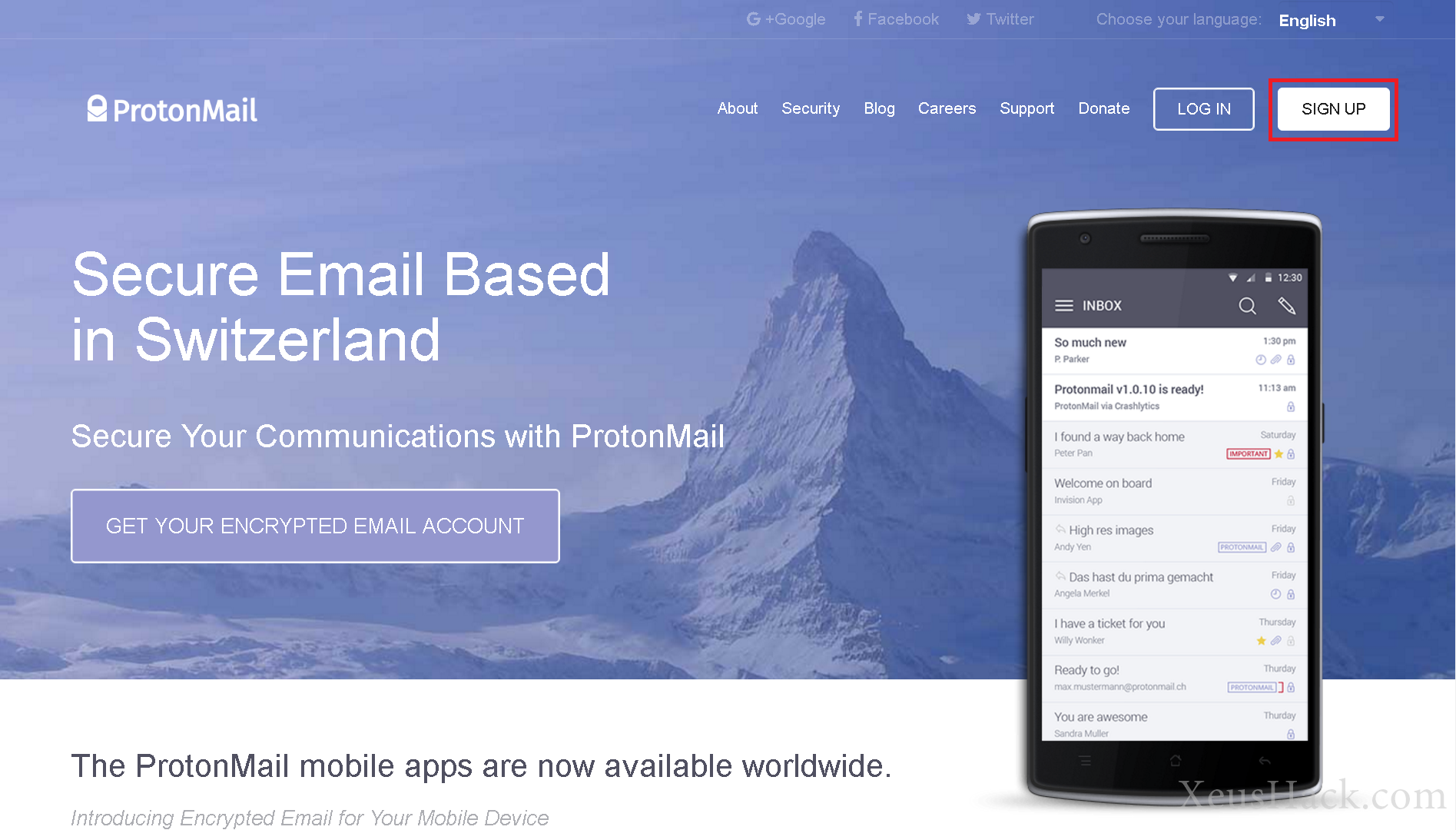 protonmail secure email