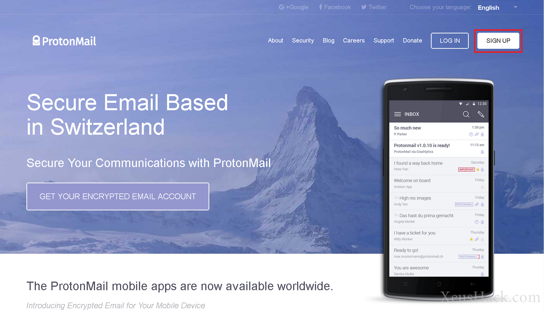 protonmail send encrypted email