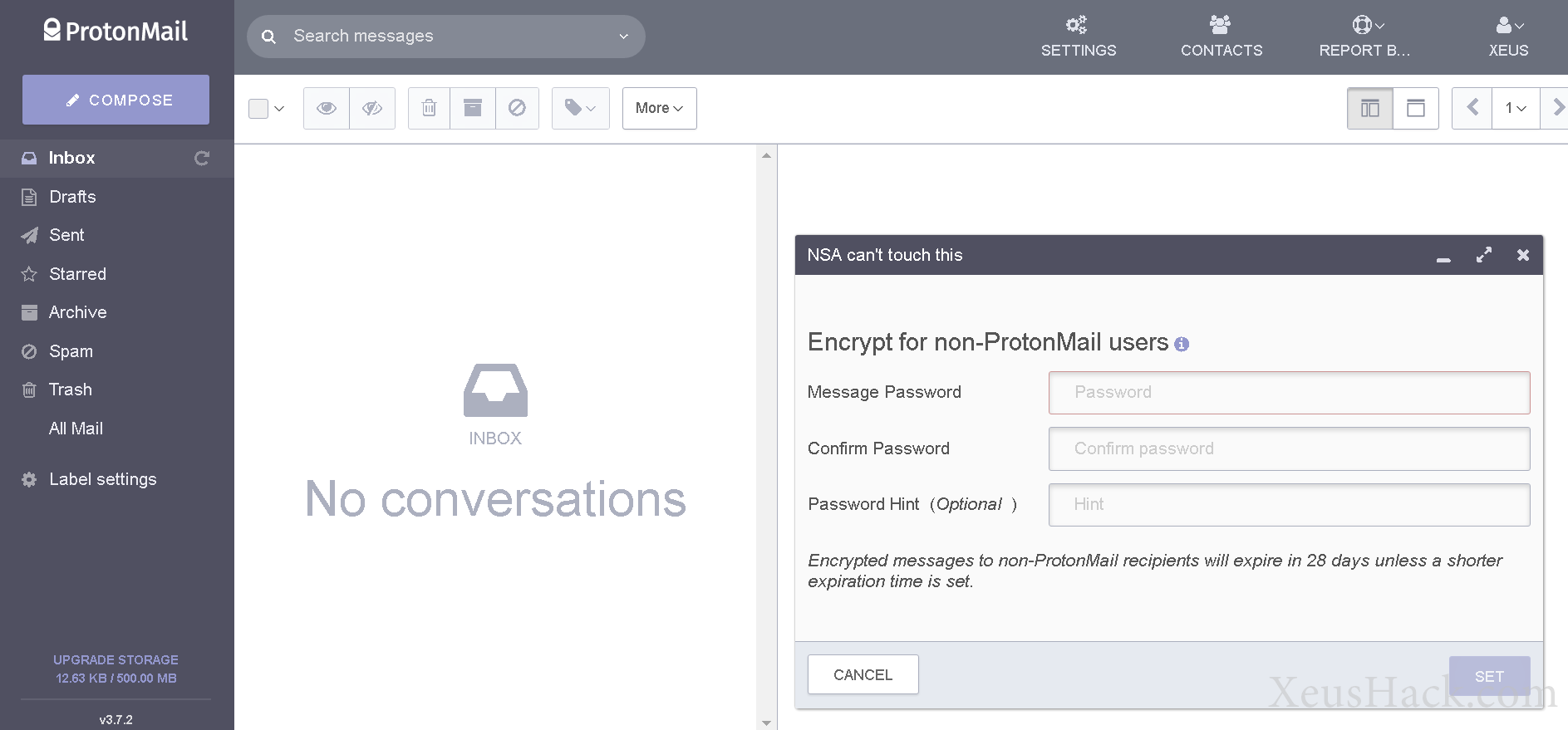 protonmail change email address